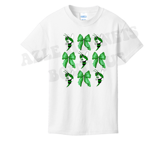 Youth Azle Hornets & Bows Tee