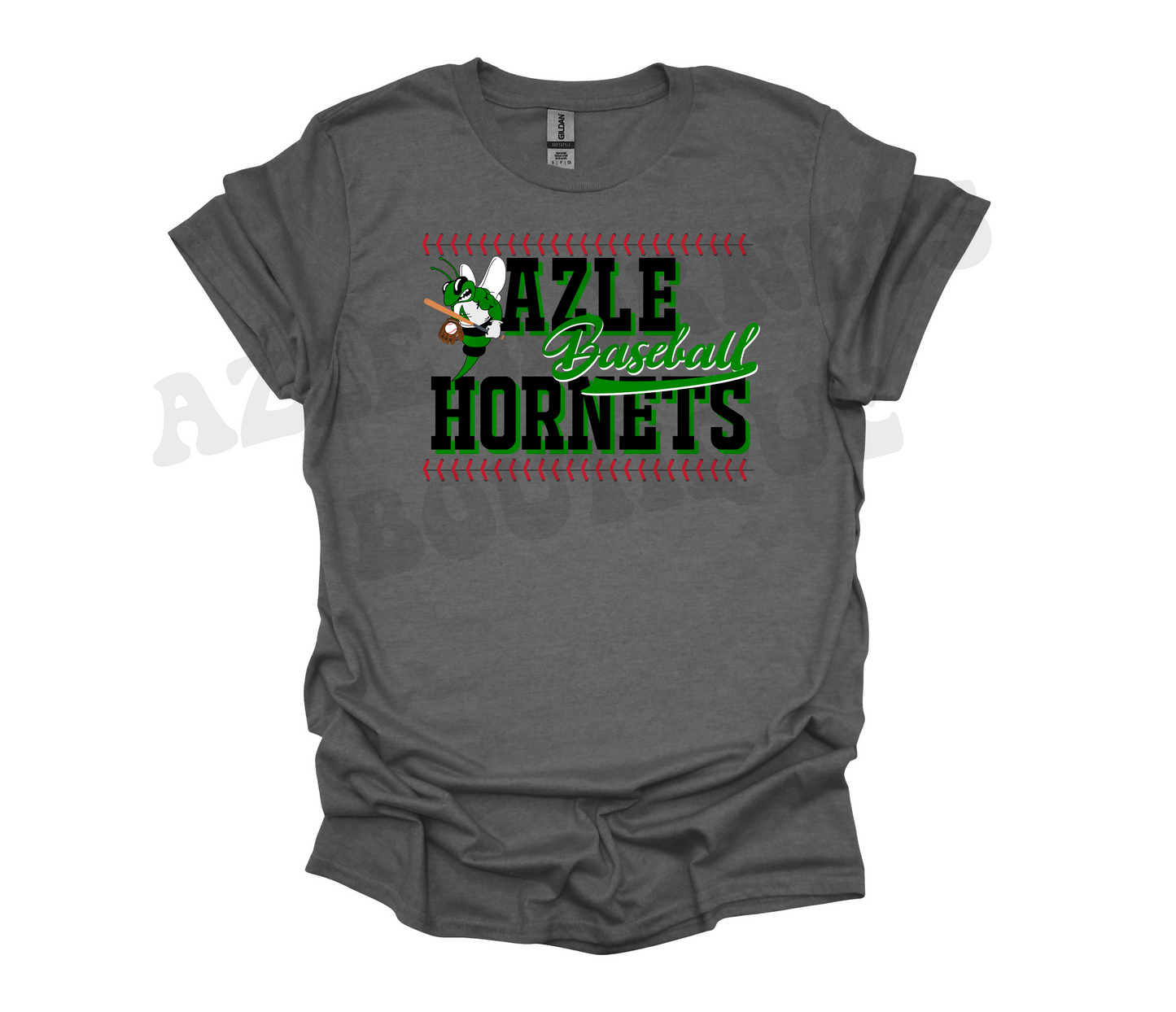 Adult Azle Baseball stiching Hornets Shirt