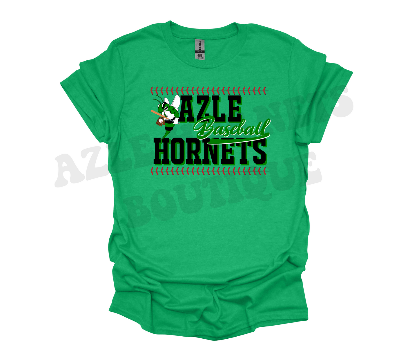 Adult Azle Baseball stiching Hornets Shirt