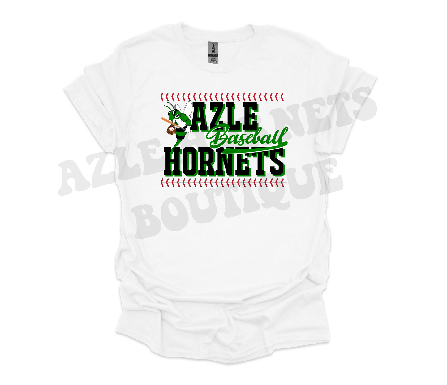 Adult Azle Baseball stiching Hornets Shirt