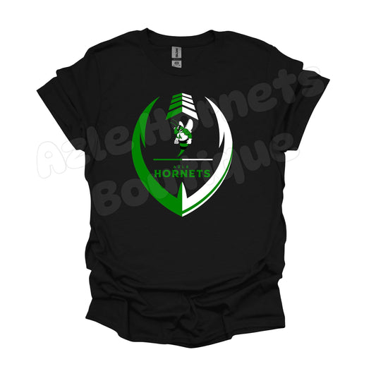 Adult Azle Hornets Football Cut Out Tee