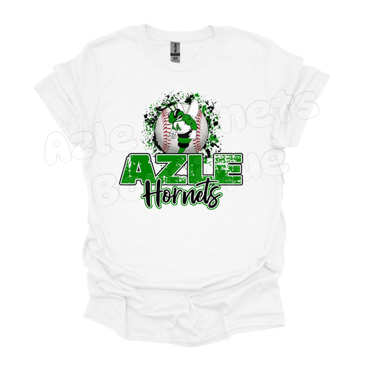 Adult Baseball Azle Hornets Splatter Tee