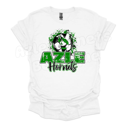 Adult Soccer Azle Hornets Splatter Tee