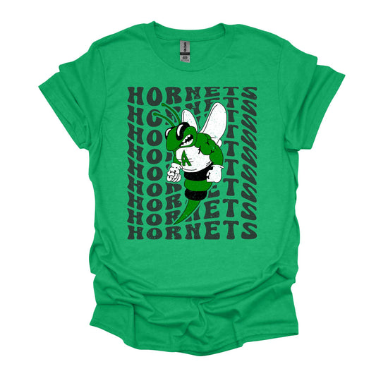 Adult Azle Hornets Retro Wave T-Shirt