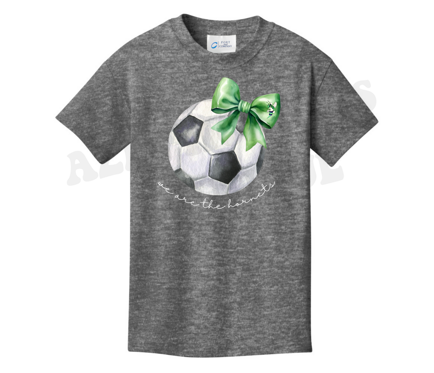 Youth Bow Soccer We are the Hornets Shirt