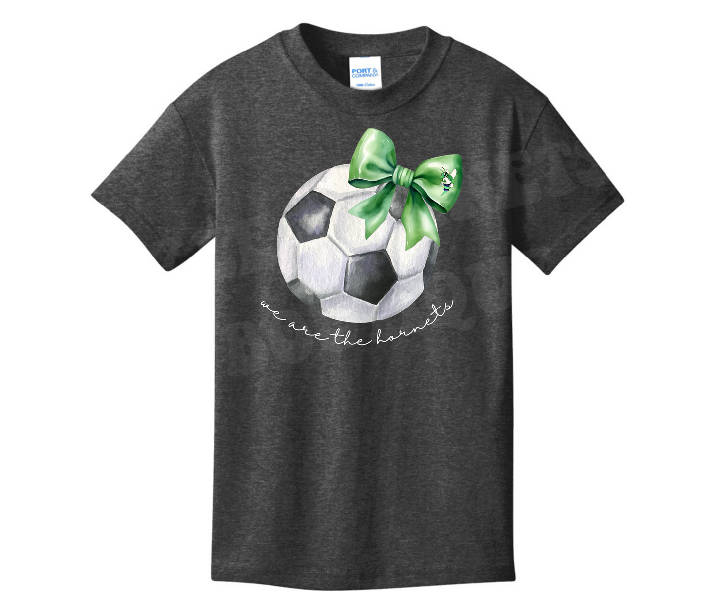 Youth Bow Soccer We are the Hornets Shirt