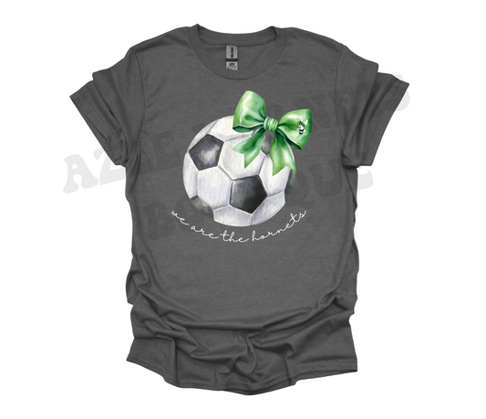 Adult Bow Soccer We are the Hornets Shirt