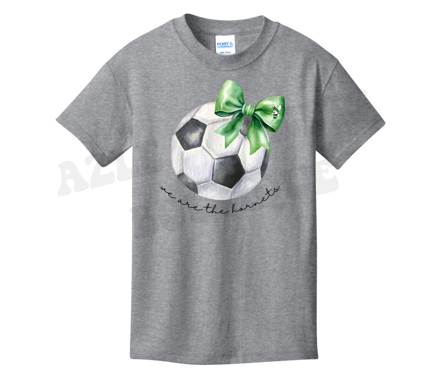 Youth Bow Soccer We are the Hornets Shirt