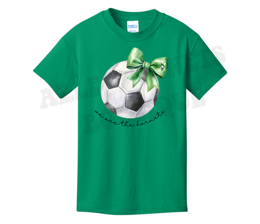 Youth Bow Soccer We are the Hornets Shirt