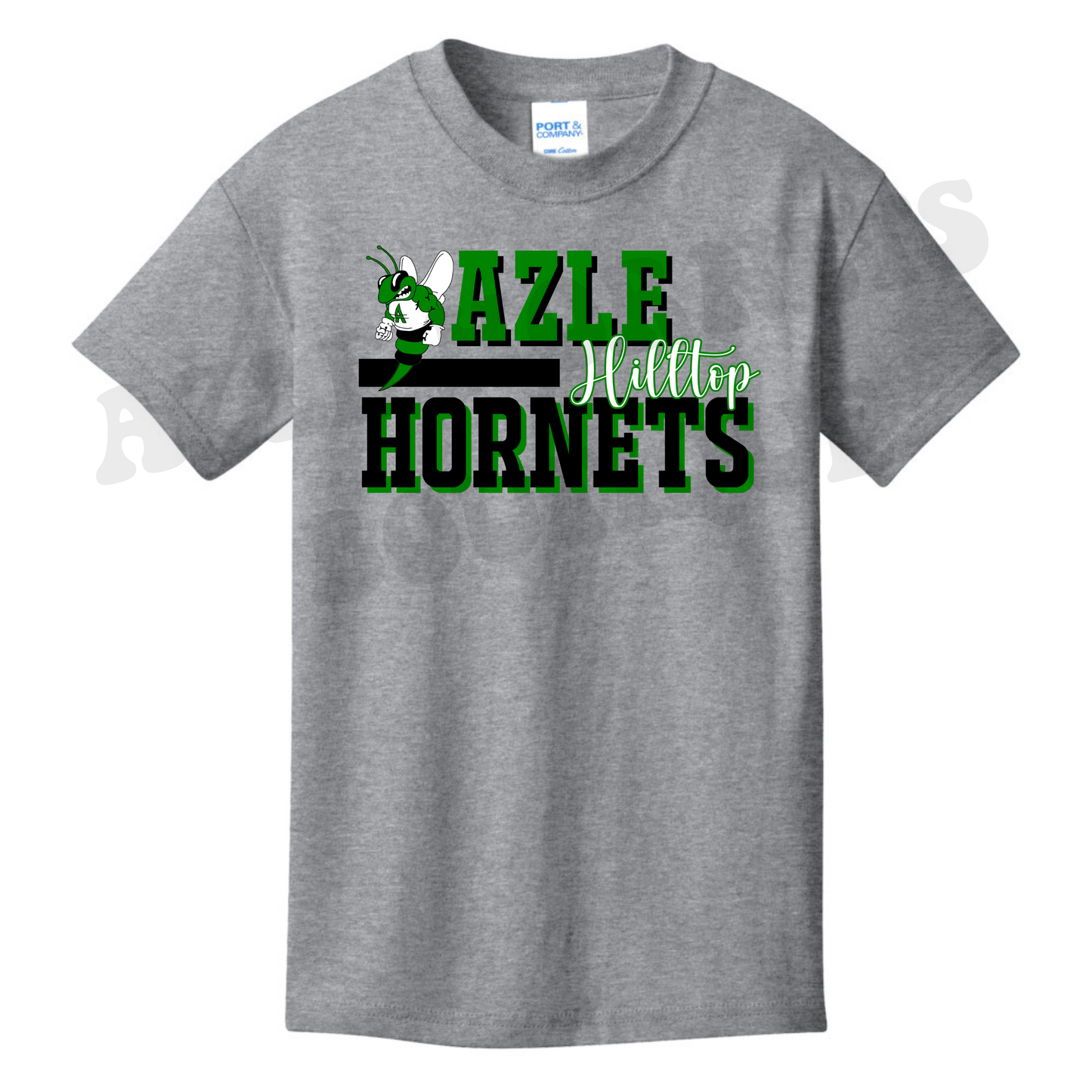 Youth Simple Azle Hilltop Hornets T-Shirt