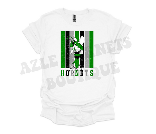 Adult Azle Hornets Multicolor Lines T-Shirt